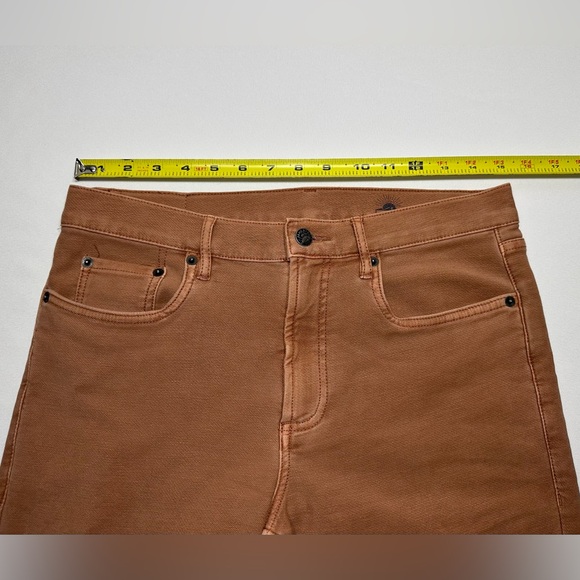 FAHERTY Men's 30x32 Stretch Terry Jeans Mesa Red 5-Pocket Slim Pants $178 - Picture 4 of 11